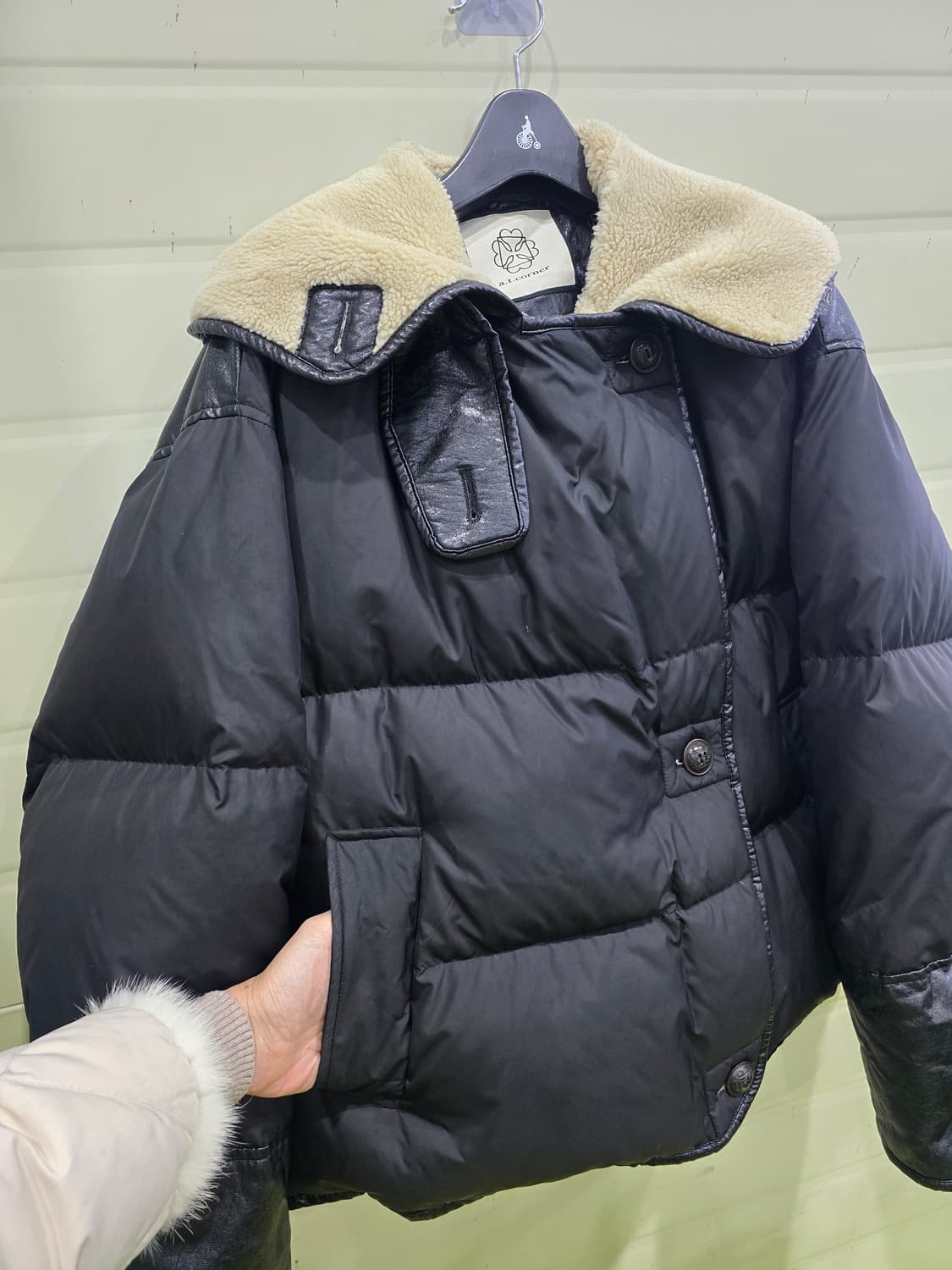 a.t.corner 블랙 패딩 상품이미지5