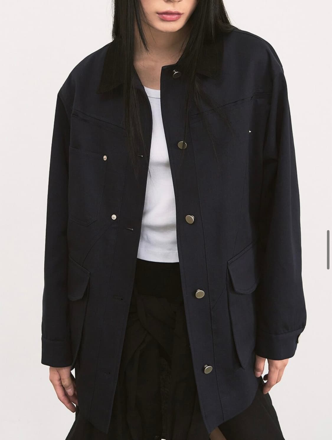 시스에이 라인 헌팅 워크 자켓 [navy] 상품이미지2