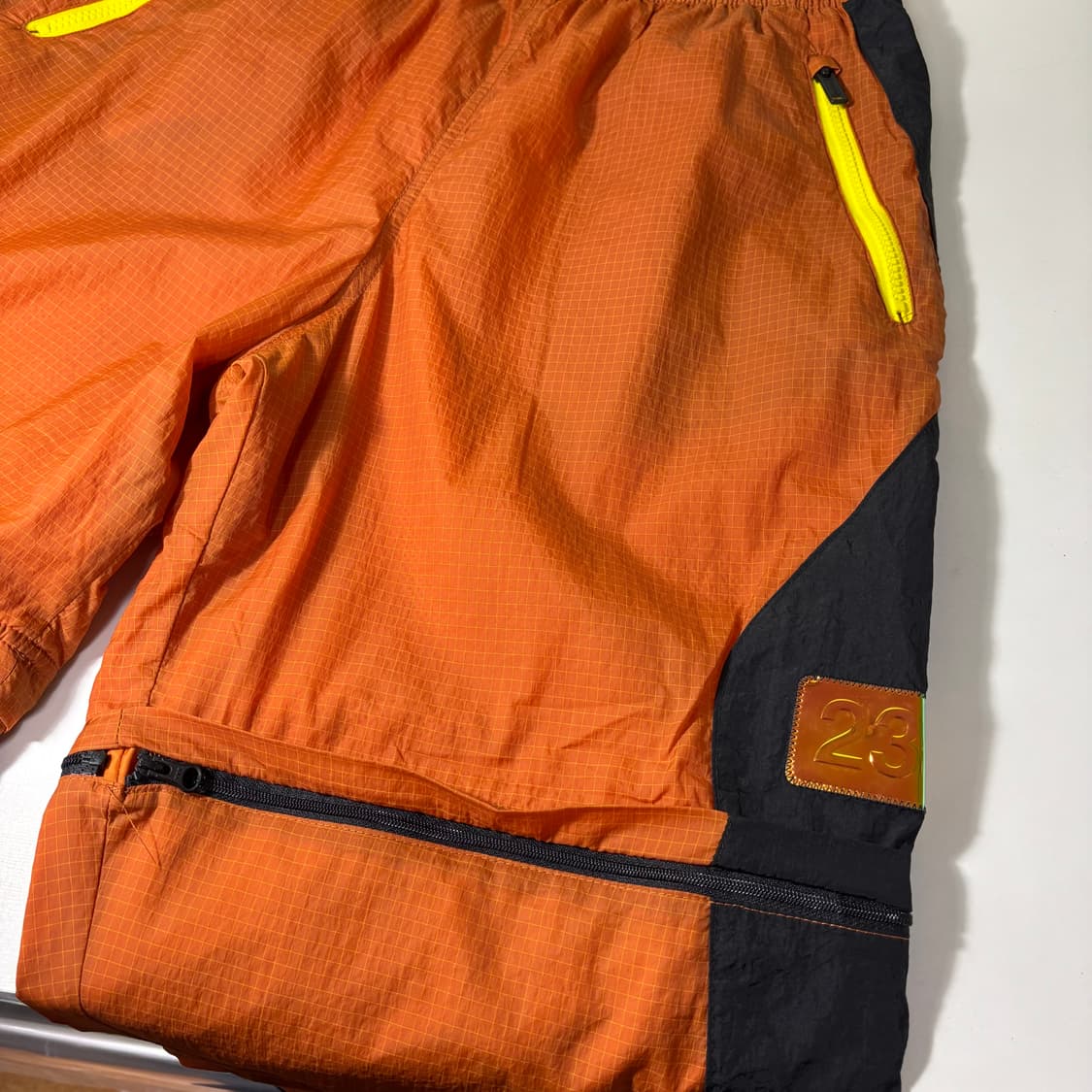 M 나이키 X 조던 다크오렌지 레귤러핏 나일론 우븐팬츠 상품이미지2