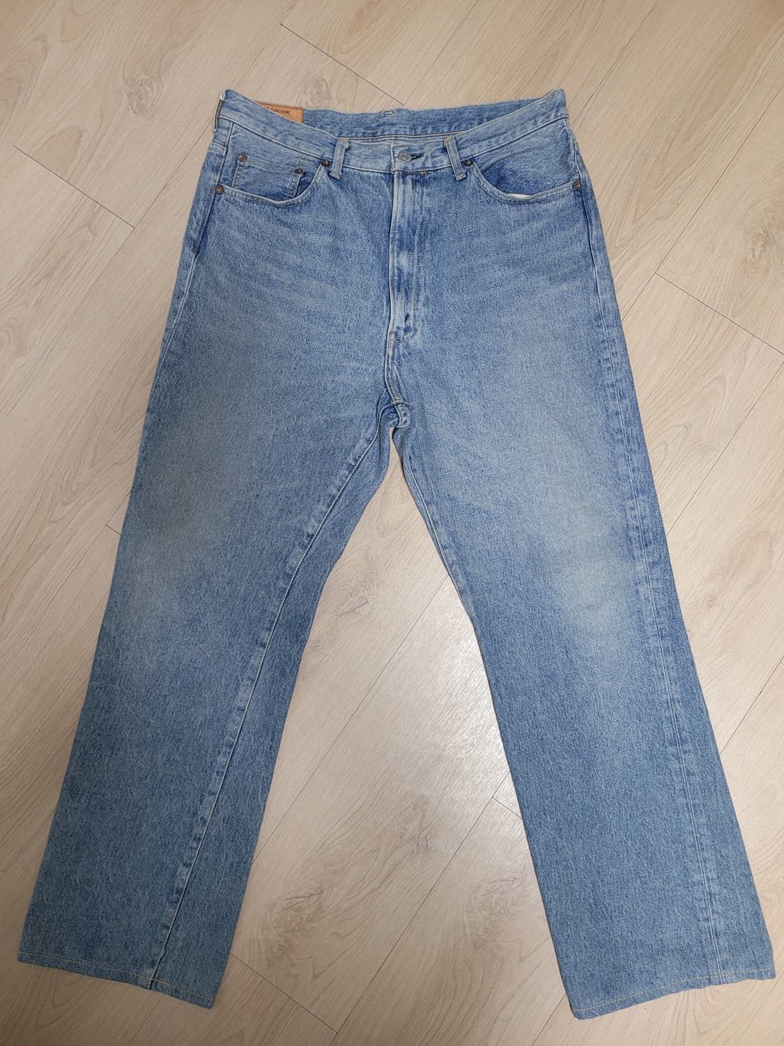 [네고가능,체감34] 캡틴선샤인 스케이트 슈컷 데님 빈티지워시 36 상품이미지3