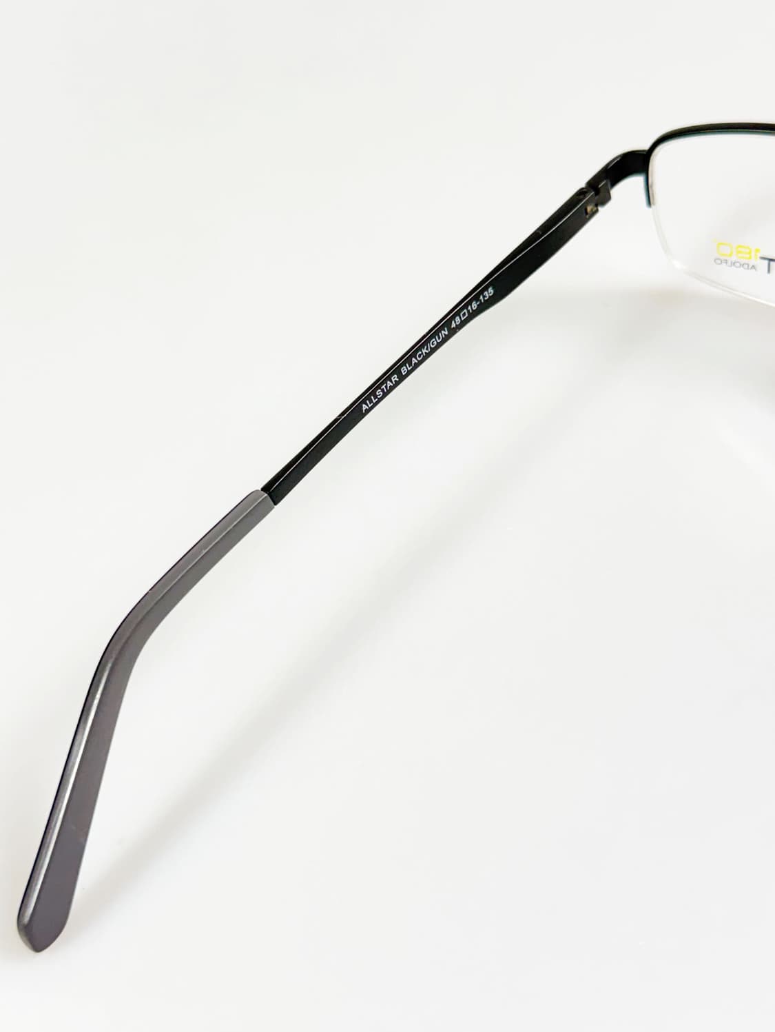 SPORT 180 ADOLFO 블랙 반무테 스퀘어 빈티지 안경 상품이미지7