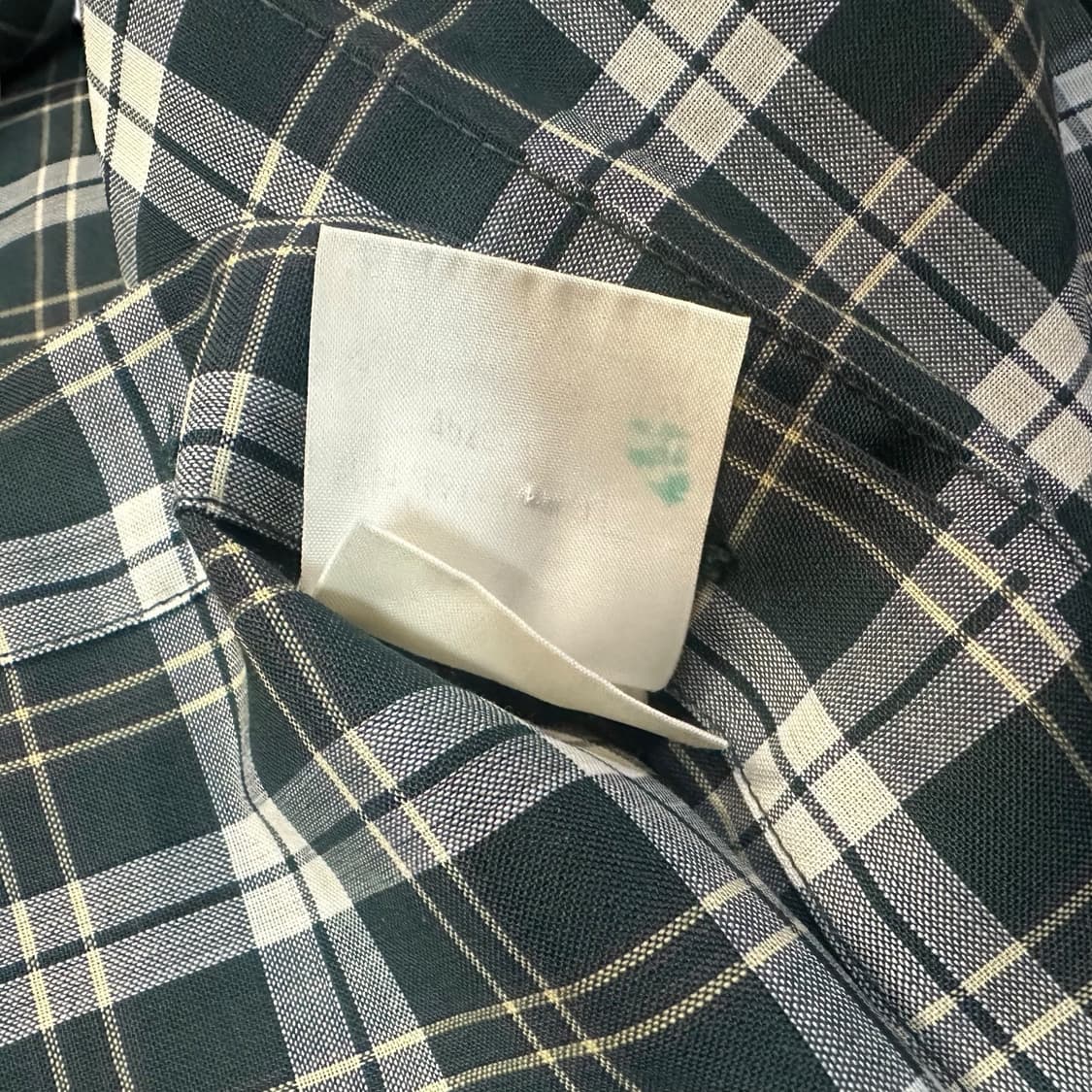 입생로랑 체크 셔츠 상품이미지5