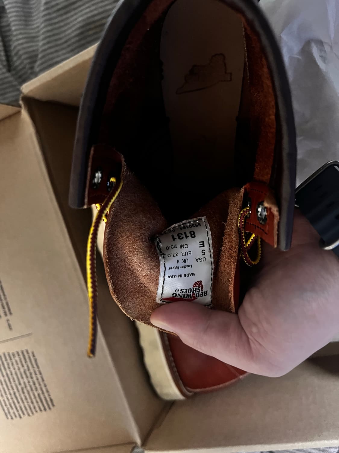 레드윙 8131 목토 5E , 235~240 사이즈 극미중고 상품이미지7