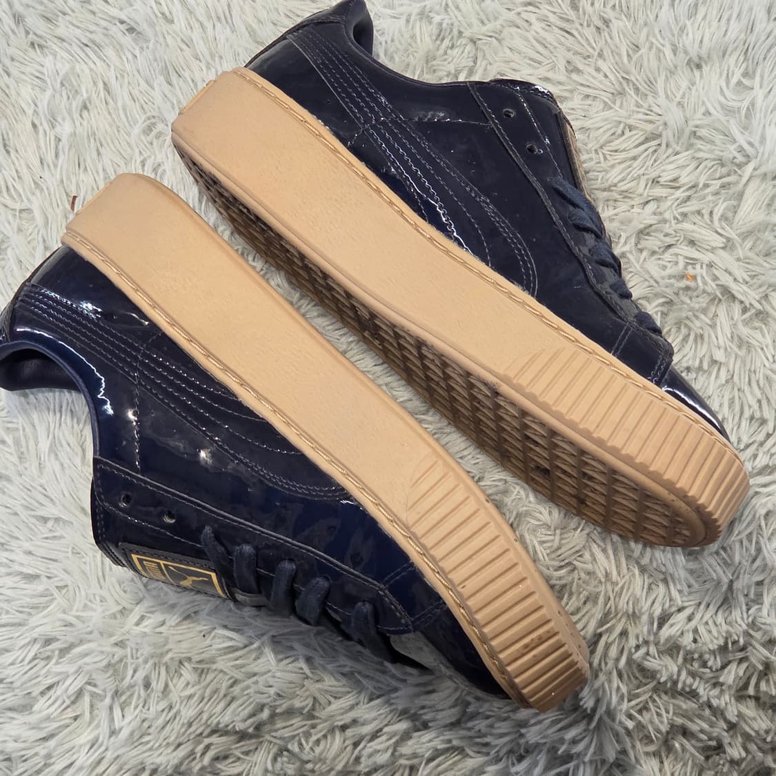 3a-11:푸마 바스켓 플랫폼 (24cm)-상태굿 상품이미지7