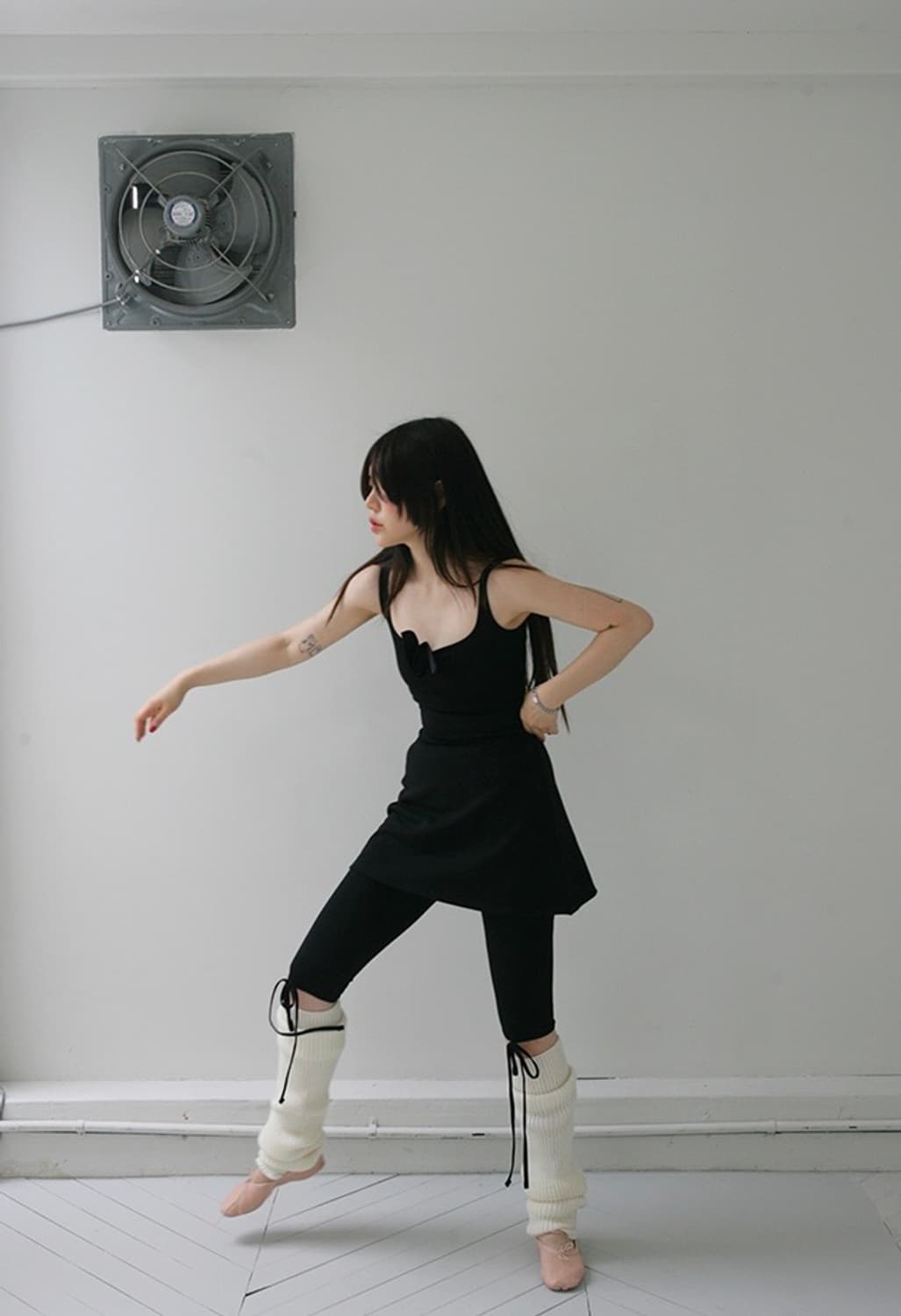 프레클 스트레치 슬리브리스 드레스 상품이미지4