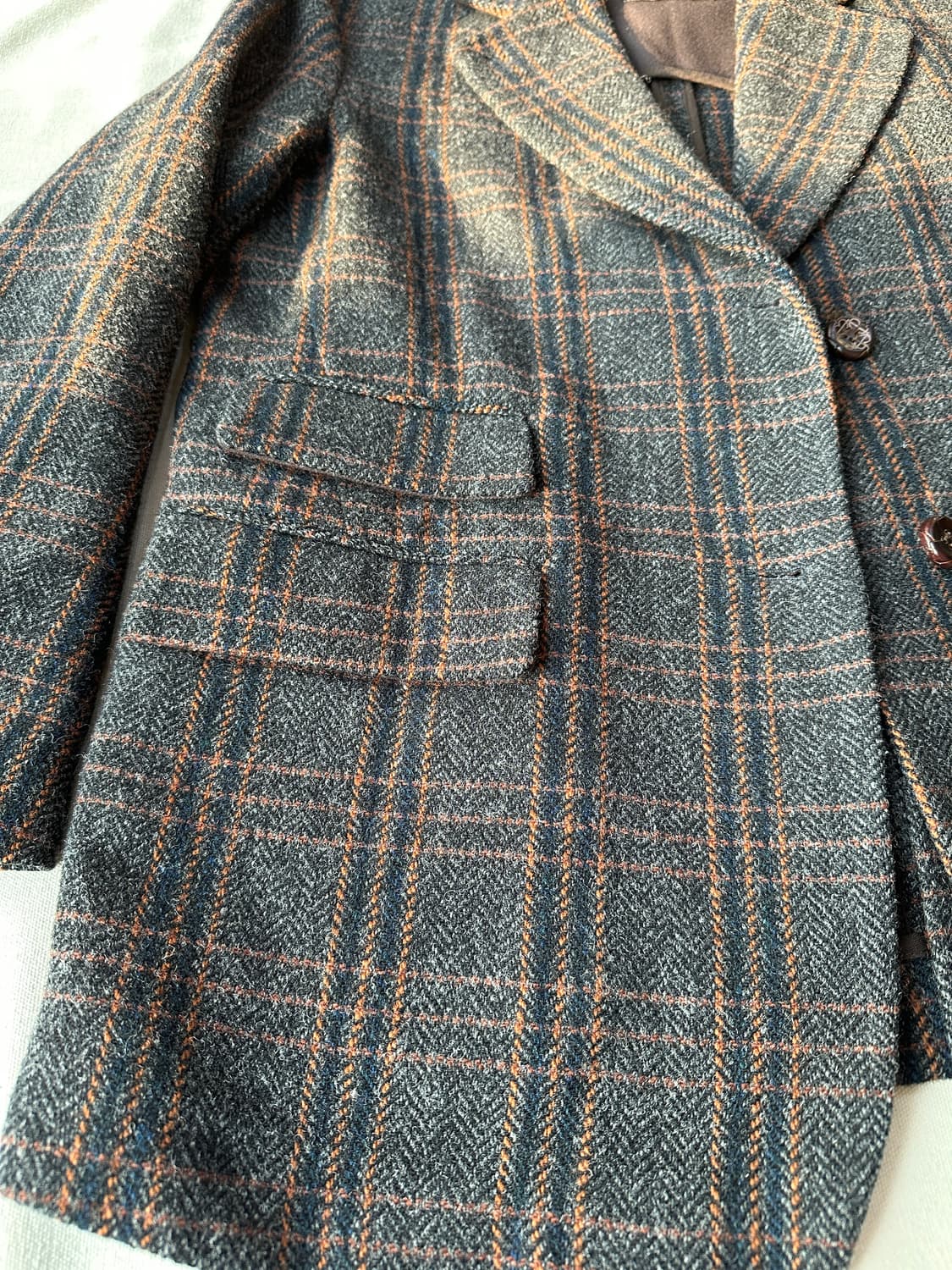 앳코너 울 오버사이즈 헤링본 자켓 S 상품이미지5