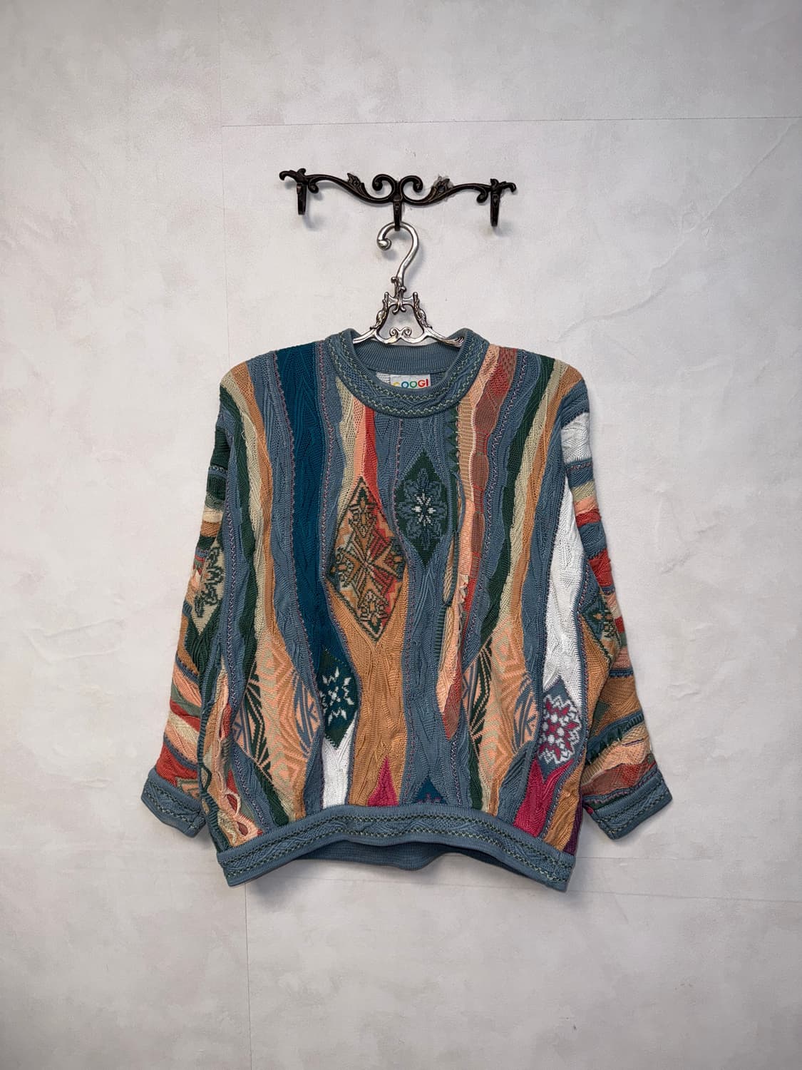 COOGI mute cotton candy cable knit  상품이미지1