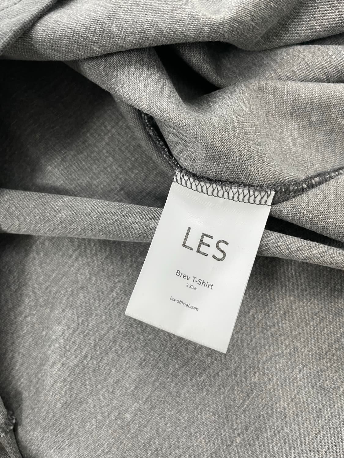 Les Brev T-shirt 반팔 차콜 상품이미지7