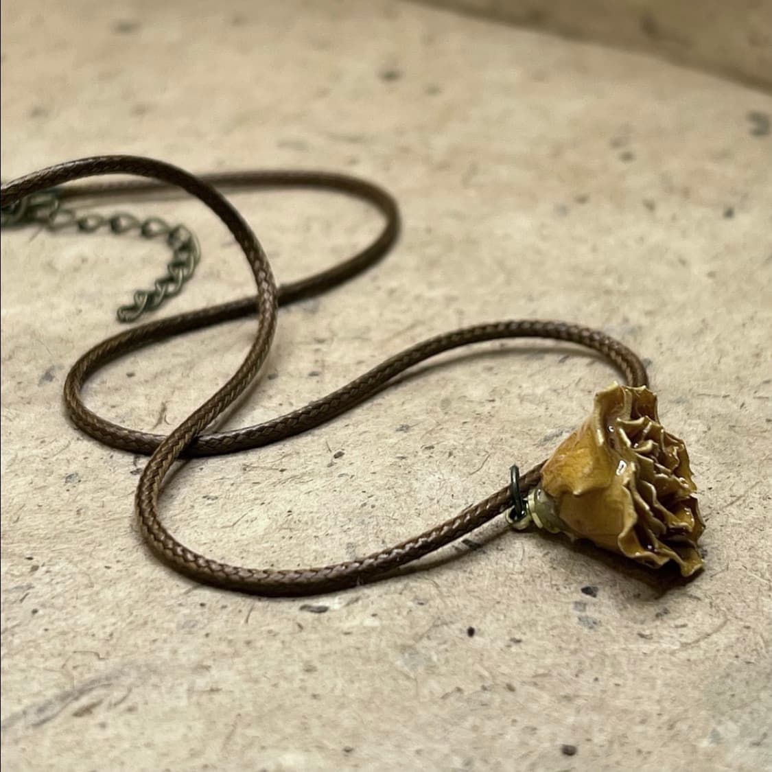 노란 장미 목걸이 상품이미지3