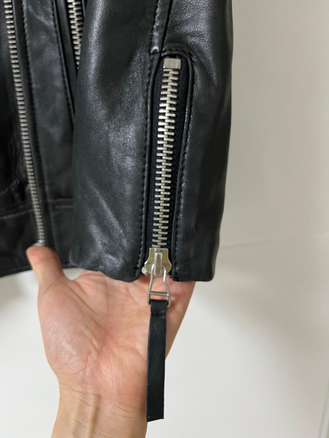 자라 라이더 자켓 자라 가죽 자켓 상품이미지8