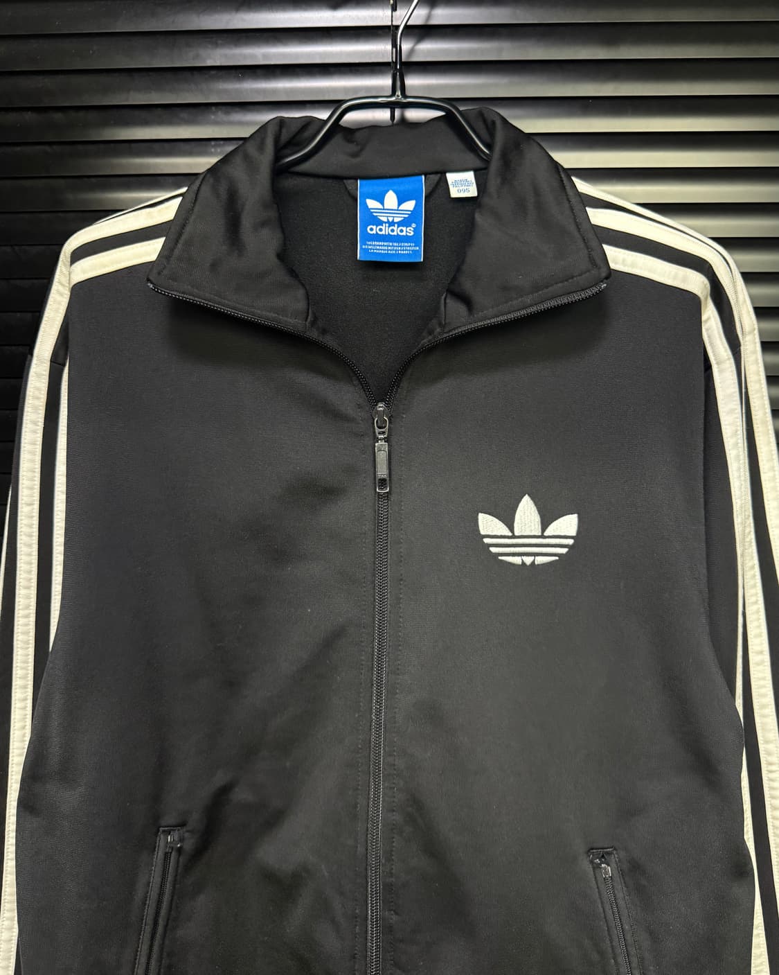 아디다스 구 파이어버드 나우아임영 검흰 져지 저지 트랙탑 집업 M 95 상품이미지1