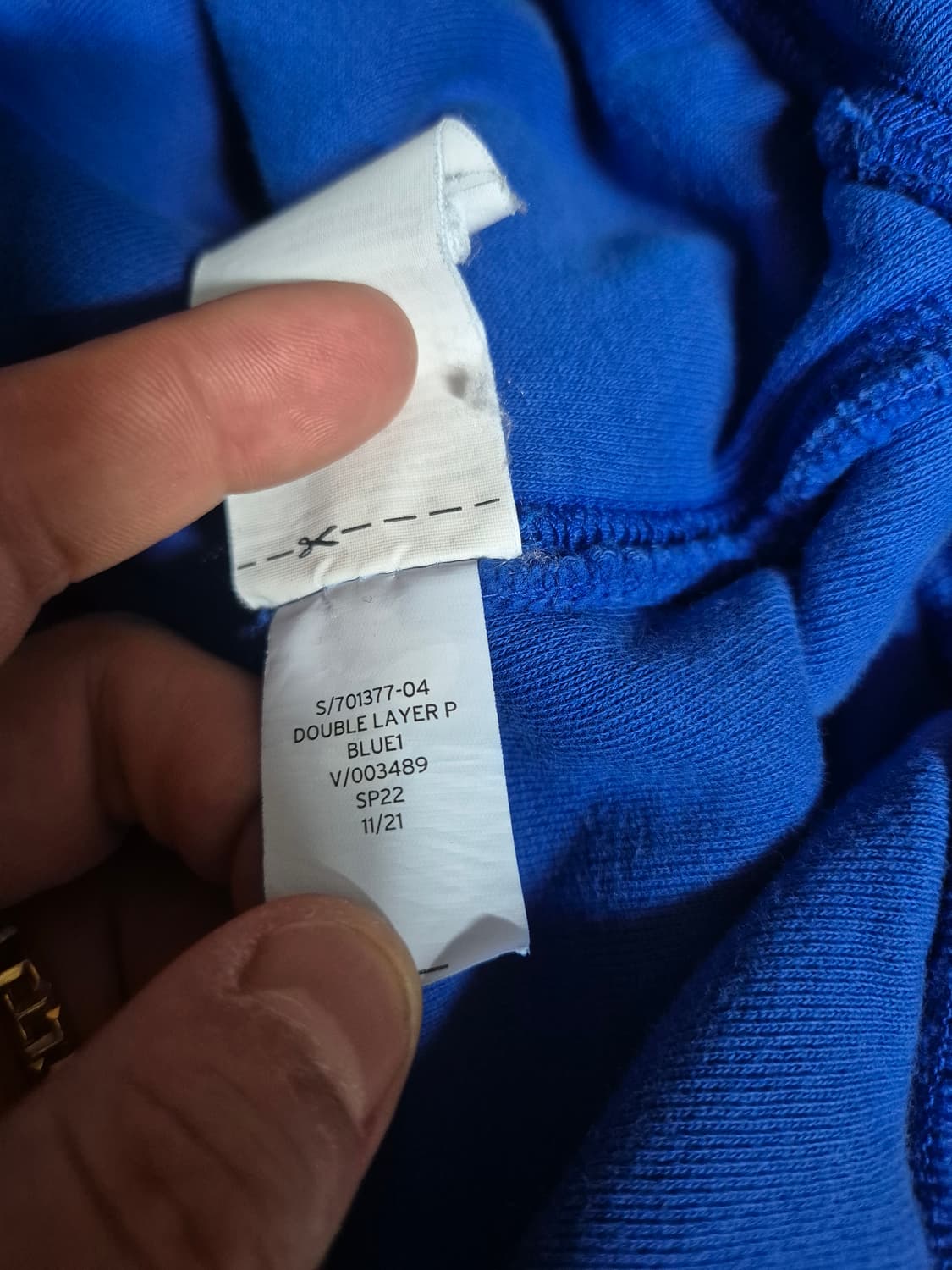 [XXL] 이지갭 블루 파랑 후드 티셔츠 상품이미지5