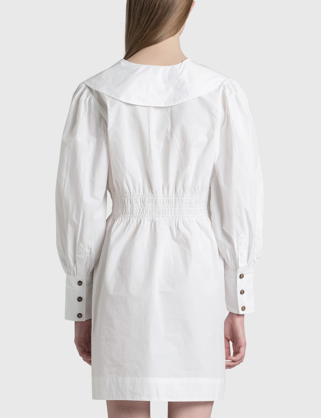 가니 포플린 화이트 원피스 상품이미지3