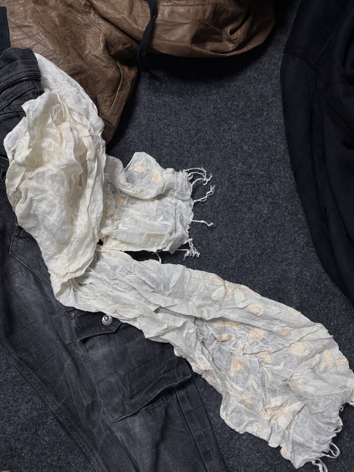 Vintage y2k punk grunge muffler 상품이미지3