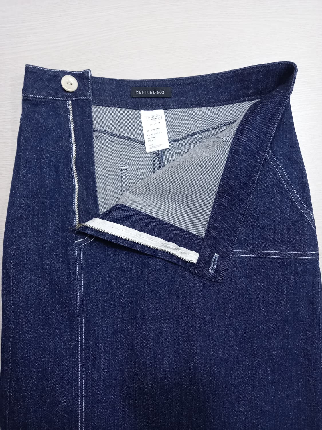 25 REFIND 902 Kor 스판 데님 미디스커트 25-296 상품이미지5