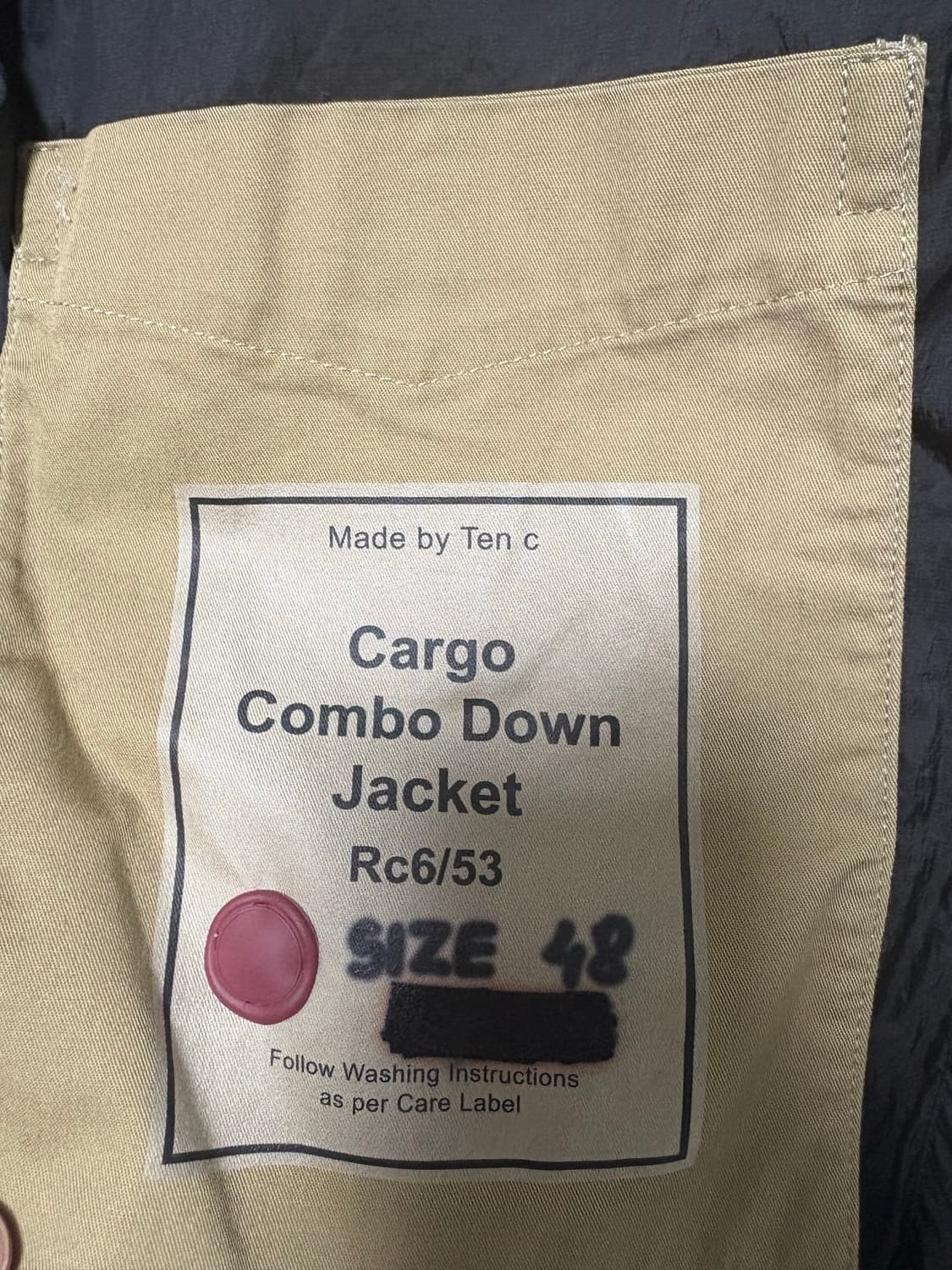 [48] 텐씨 카고 콤보 다운 재킷 블랙 상품이미지7