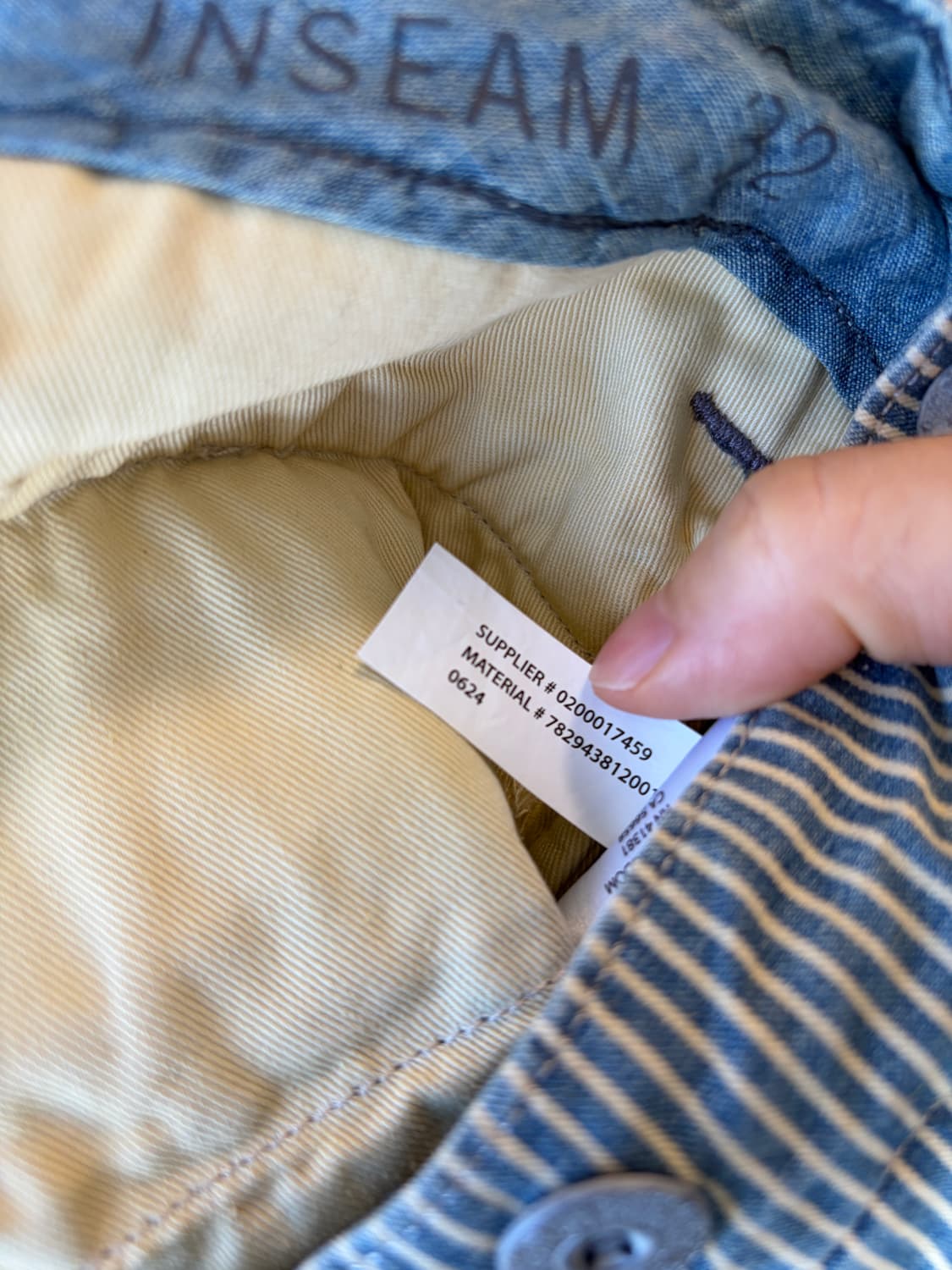 (30x32) RRL 스트라이프 필드 팬츠 빈파포 상품이미지6