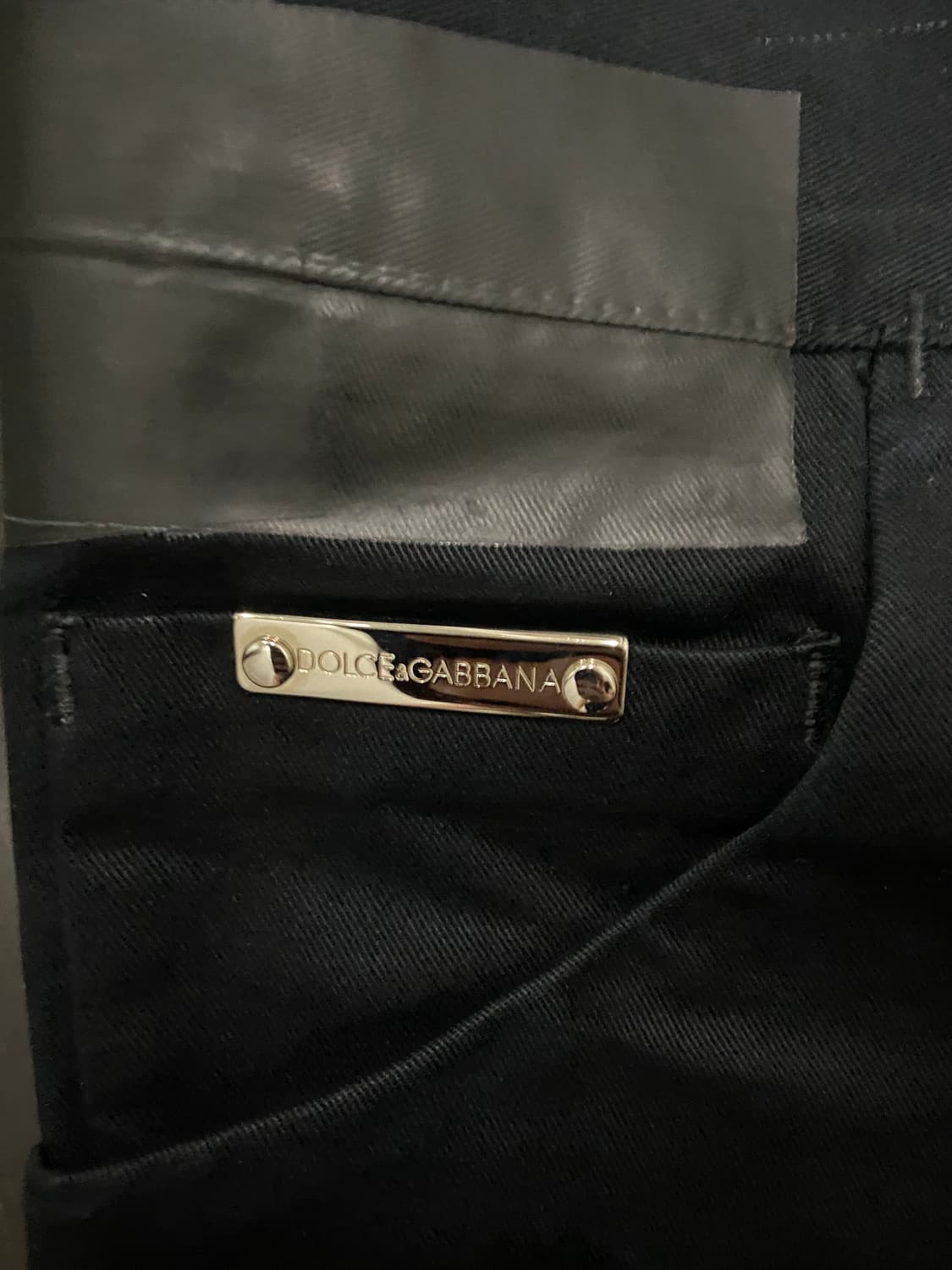 돌체앤가바나 테이핑 블랙진 상품이미지2