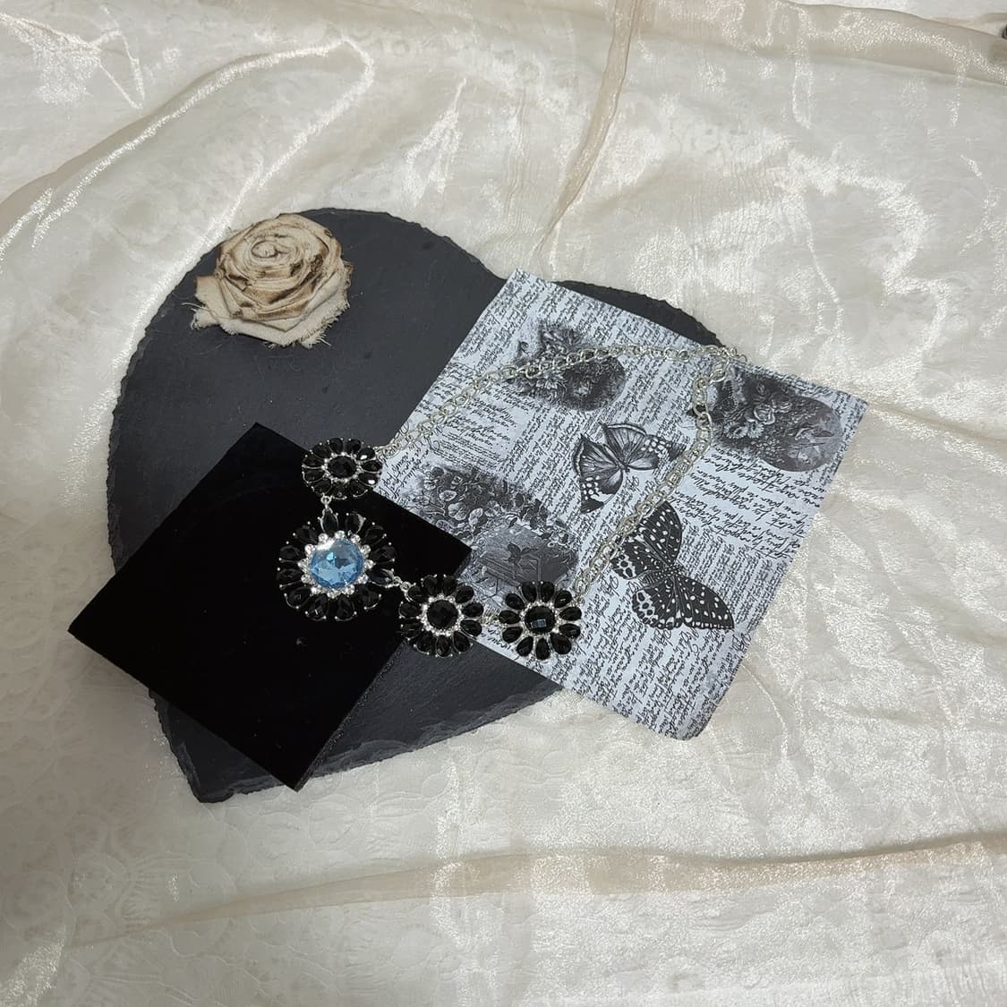 빈티지 고딕 플라워 오리엔탈 목걸이 상품이미지2