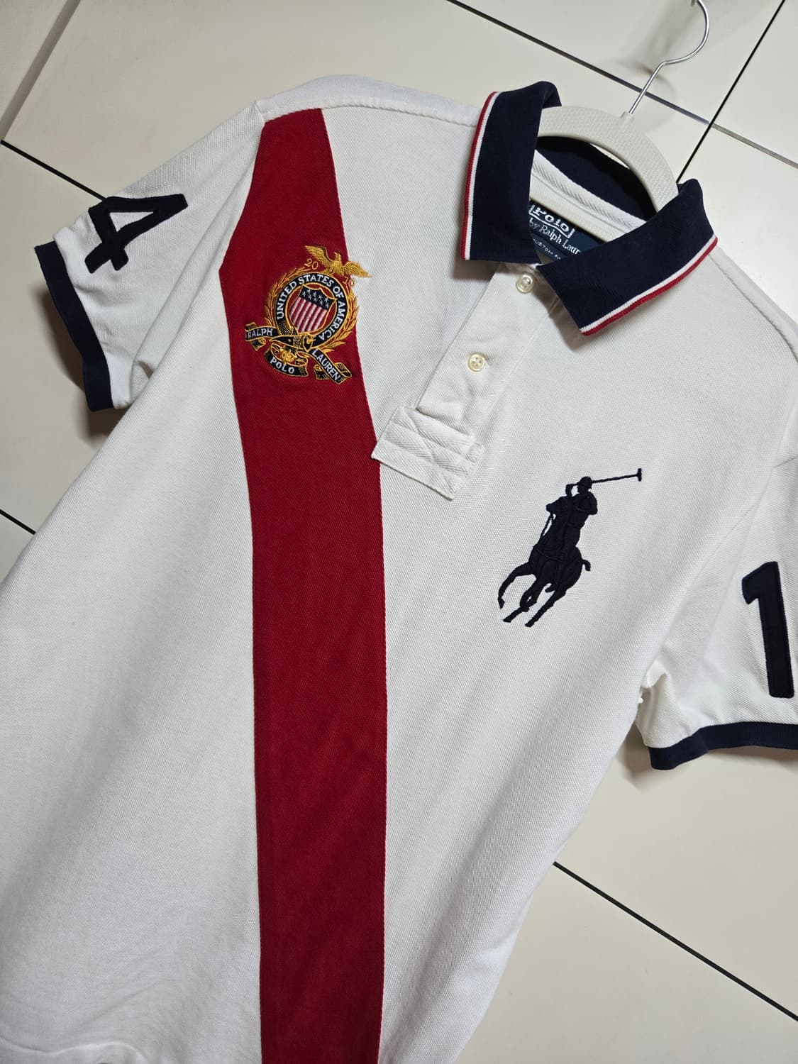 폴로 랄프로렌 빅포니 치프키프 성조기 PK 카라반팔티 상품이미지2