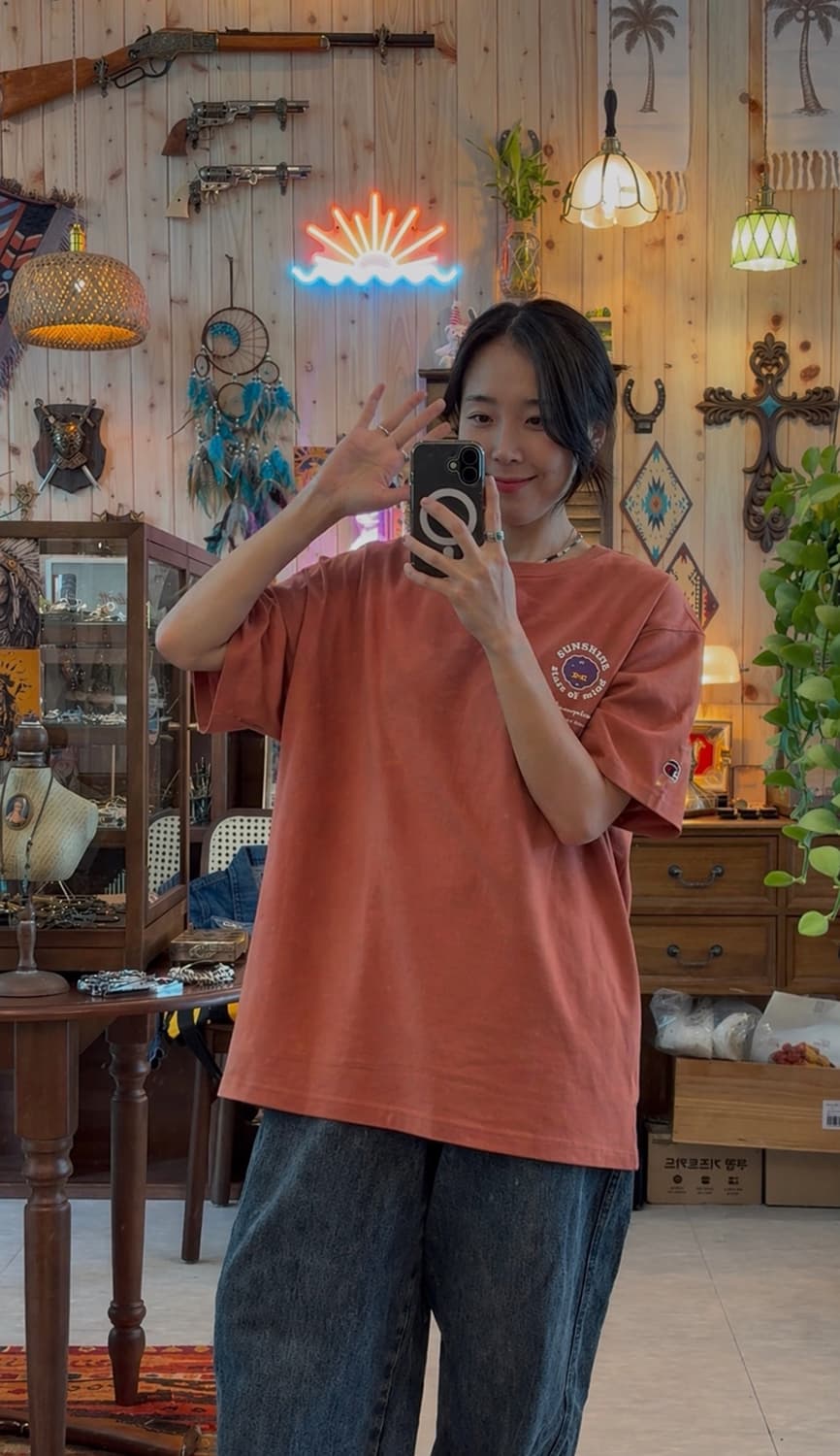 챔피온 선샤인 그래픽 반팔 티셔츠 상품이미지1