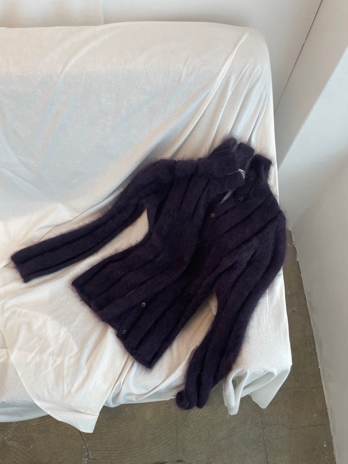 이브생로랑 모헤어 가디건 상품이미지4
