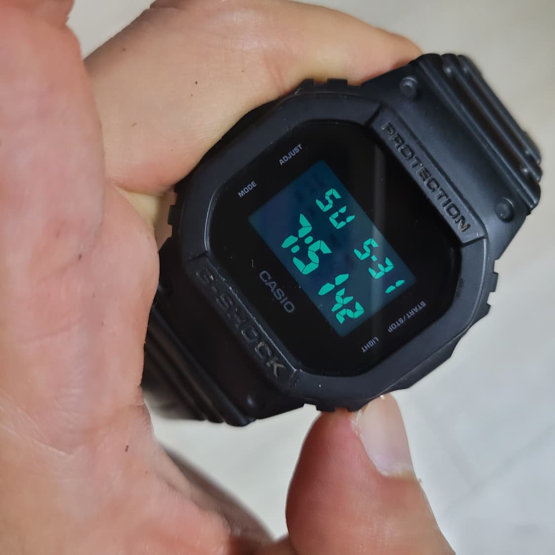 정품 카시오 지샥 G-SHOCK DW-5600BB 상품이미지9