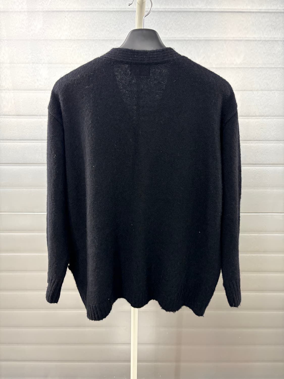 모이아 23FW 2way 알파카 가디건 블랙  상품이미지5