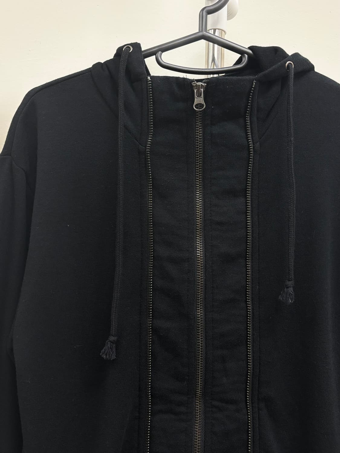 빈티지 투웨이 블랙 후드집업 상품이미지8