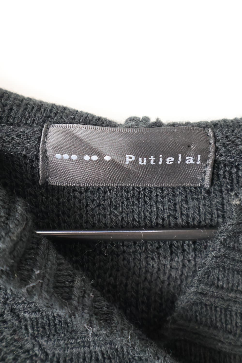 Putielal Black Acrylic Cardigans 상품이미지6