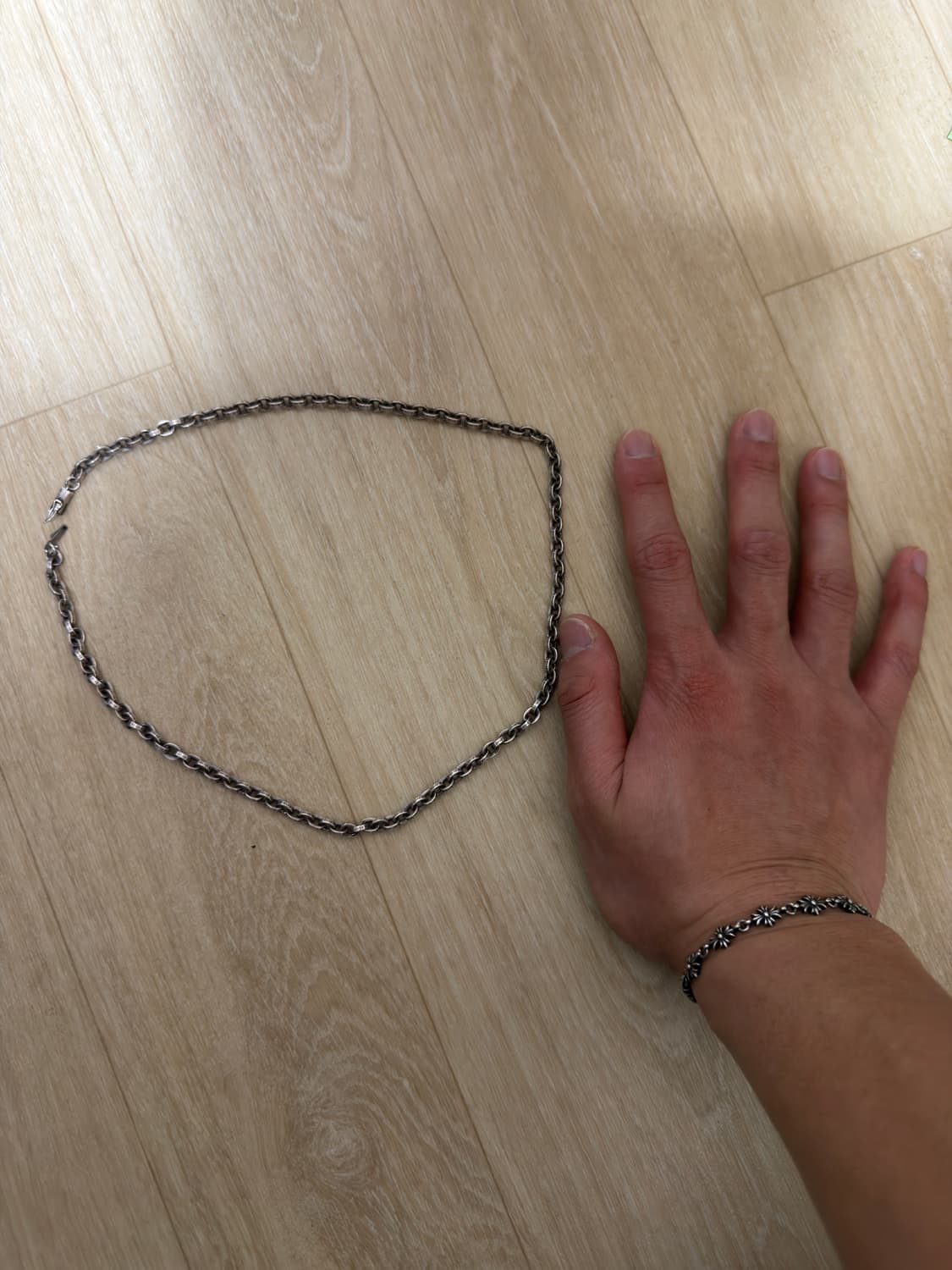 크롬하츠 페이퍼체인 목걸이 20인치 상품이미지2