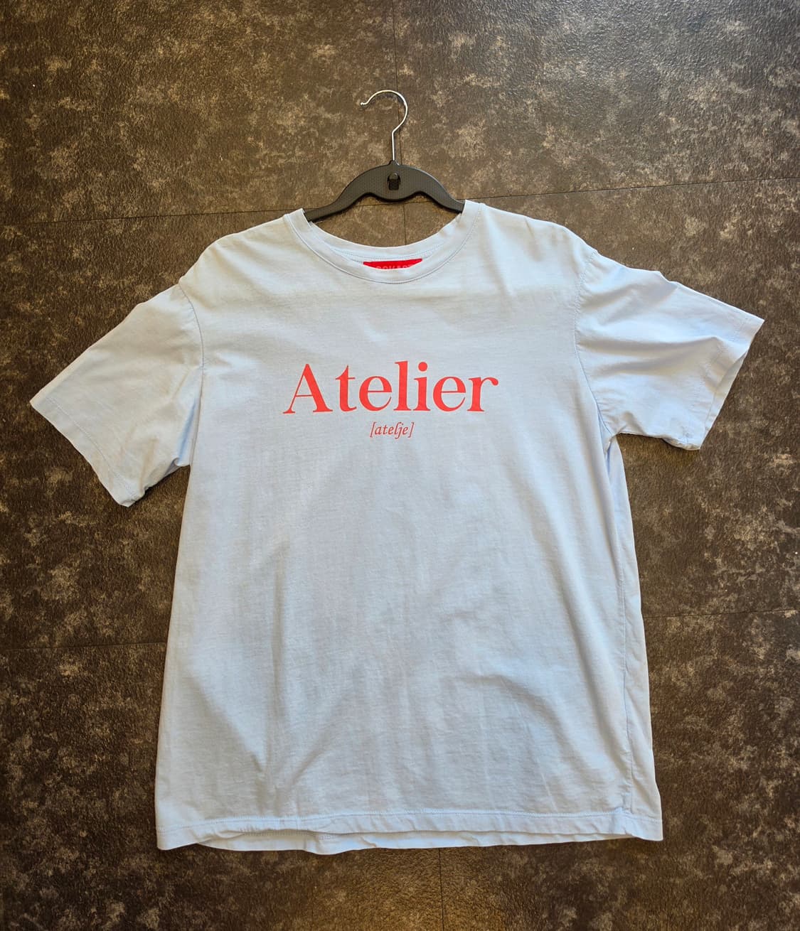 LOOKAST SKYBLUE ATELIER LOGO TSHIRT 상품이미지1