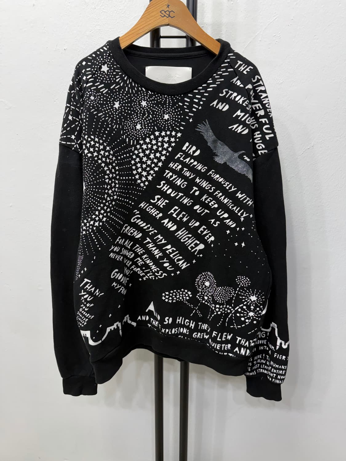 정품) 준지 롭 라이언 실버버드 맨투맨 48 상품이미지1