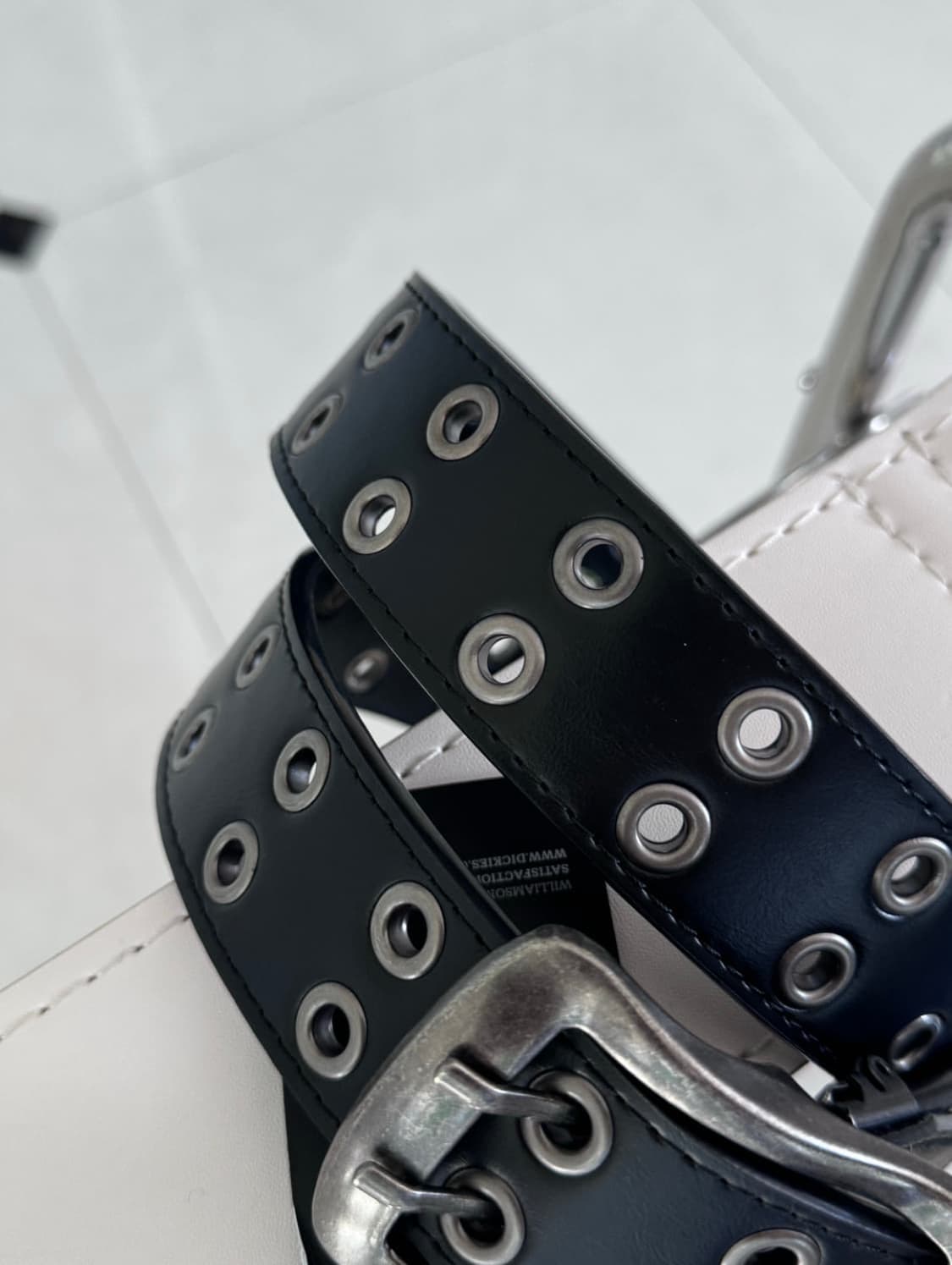 Open SALE🧢더블 아일릿 벨트 double eyelet belt 상품이미지8