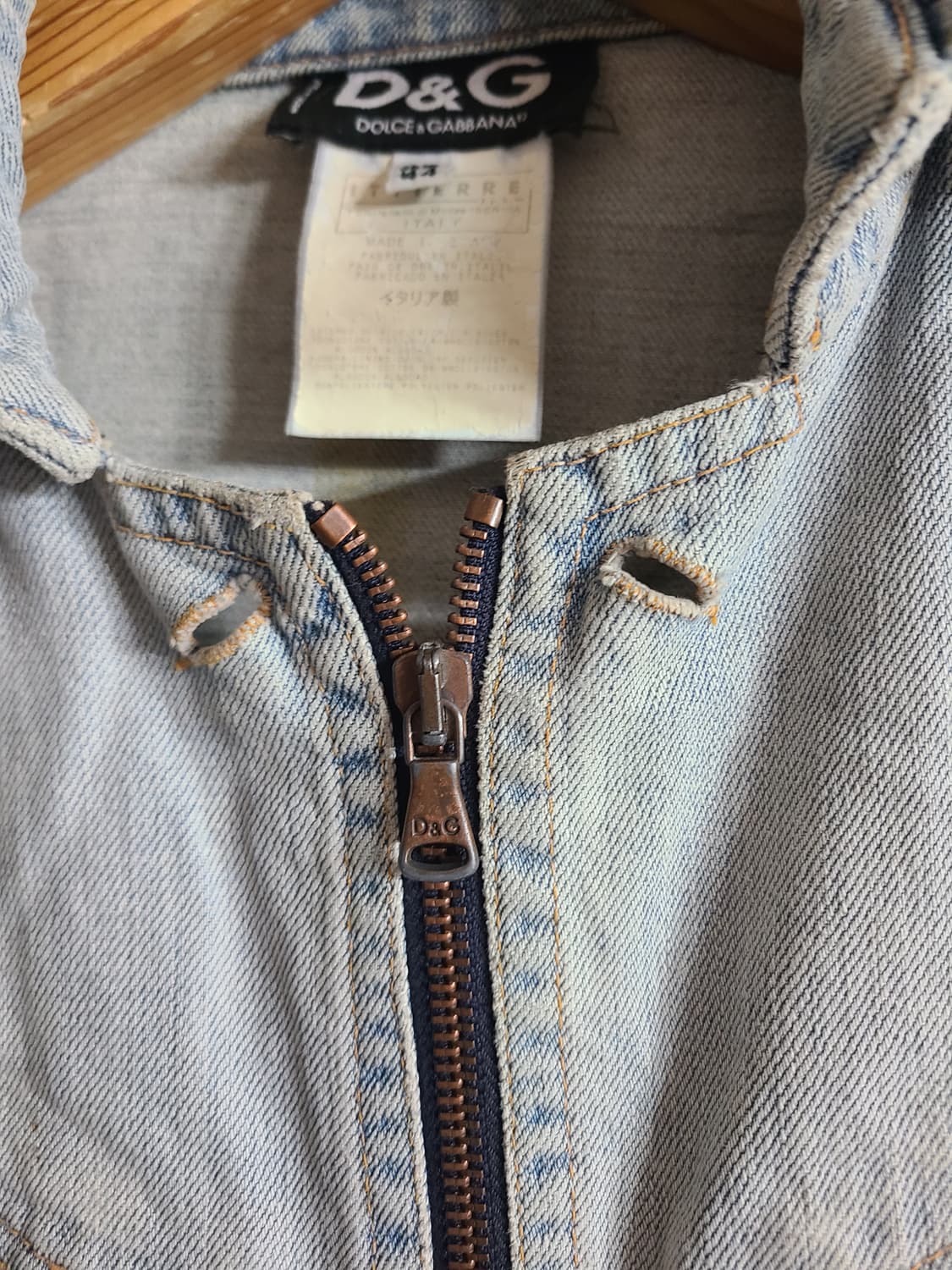 D&G 라이트 데님 자켓 청자켓(55-66) 상품이미지9