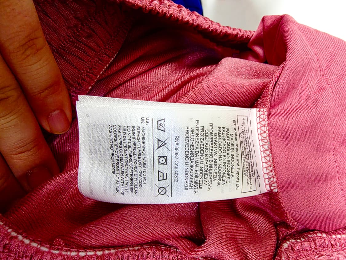 [아디다스] Y2K 마젠타 코발트 핑크 삼선 크롭 트랙탑 져지 여성 L 상품이미지5