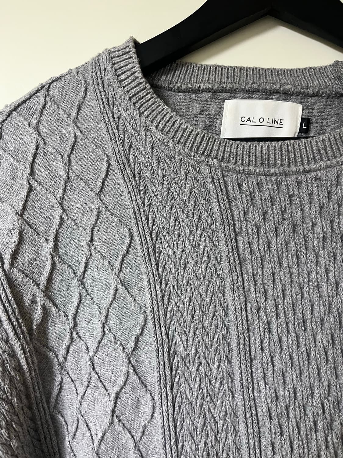 칼오라인 CAL O LINE 케이블 스웻셔츠 상품이미지2