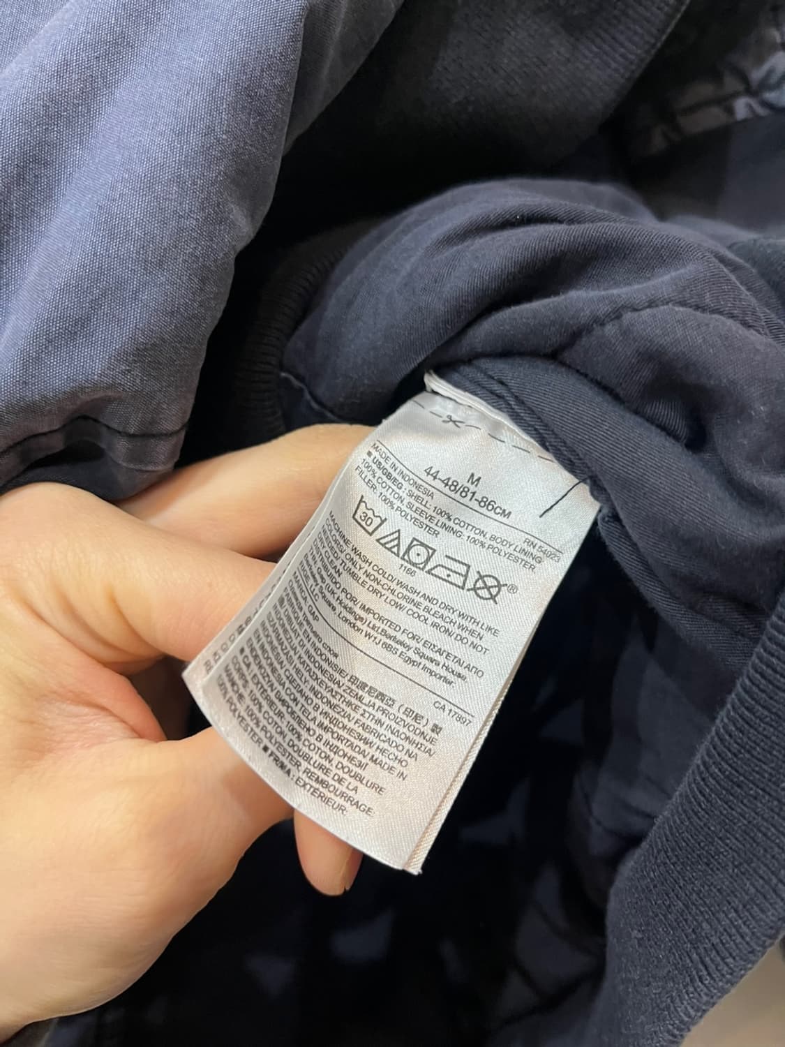 GAP 갭 워시드 봄버자켓 상품이미지5