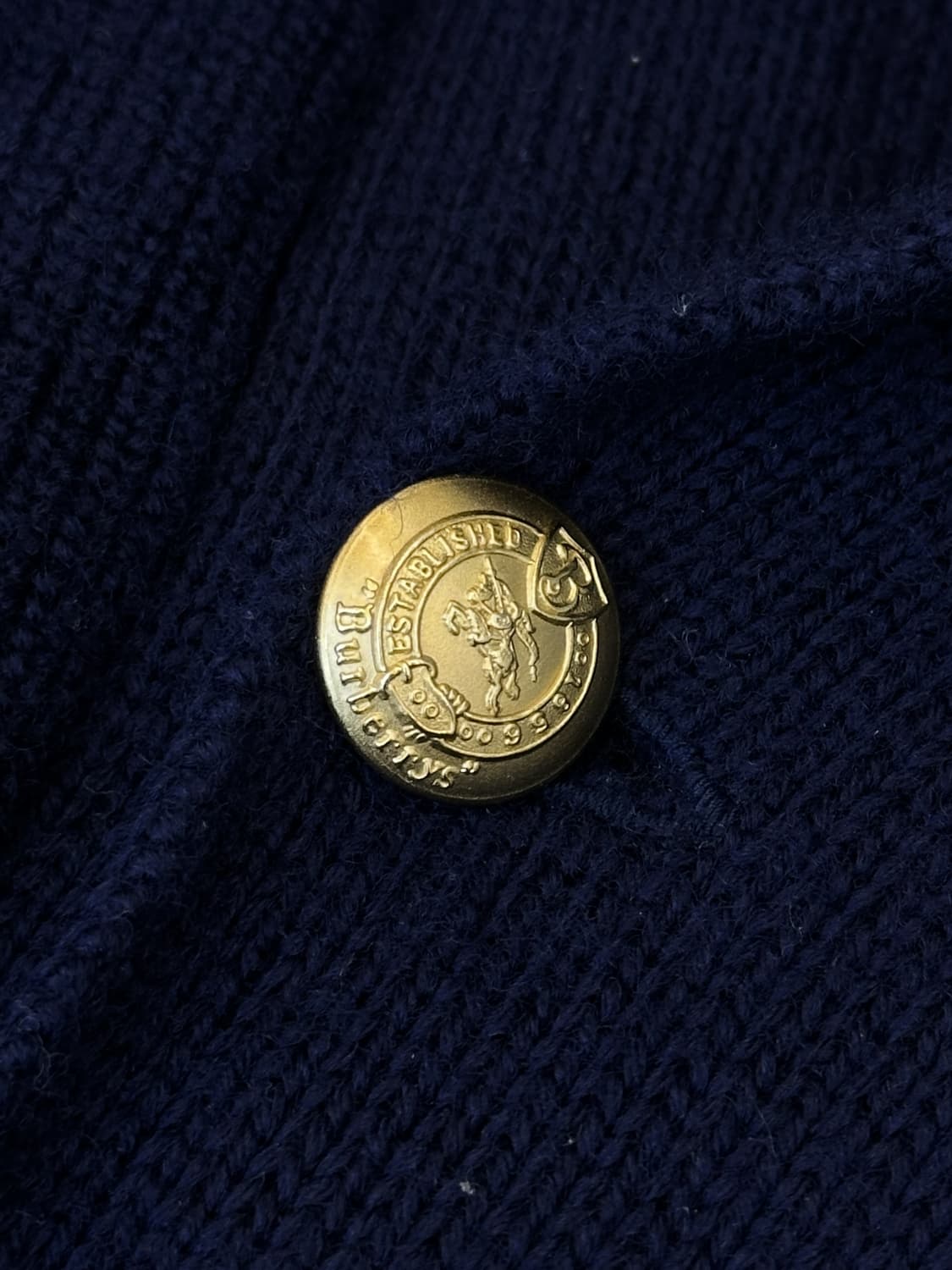 버버리 90s 더블 브레스티드 울 가디건 상품이미지4