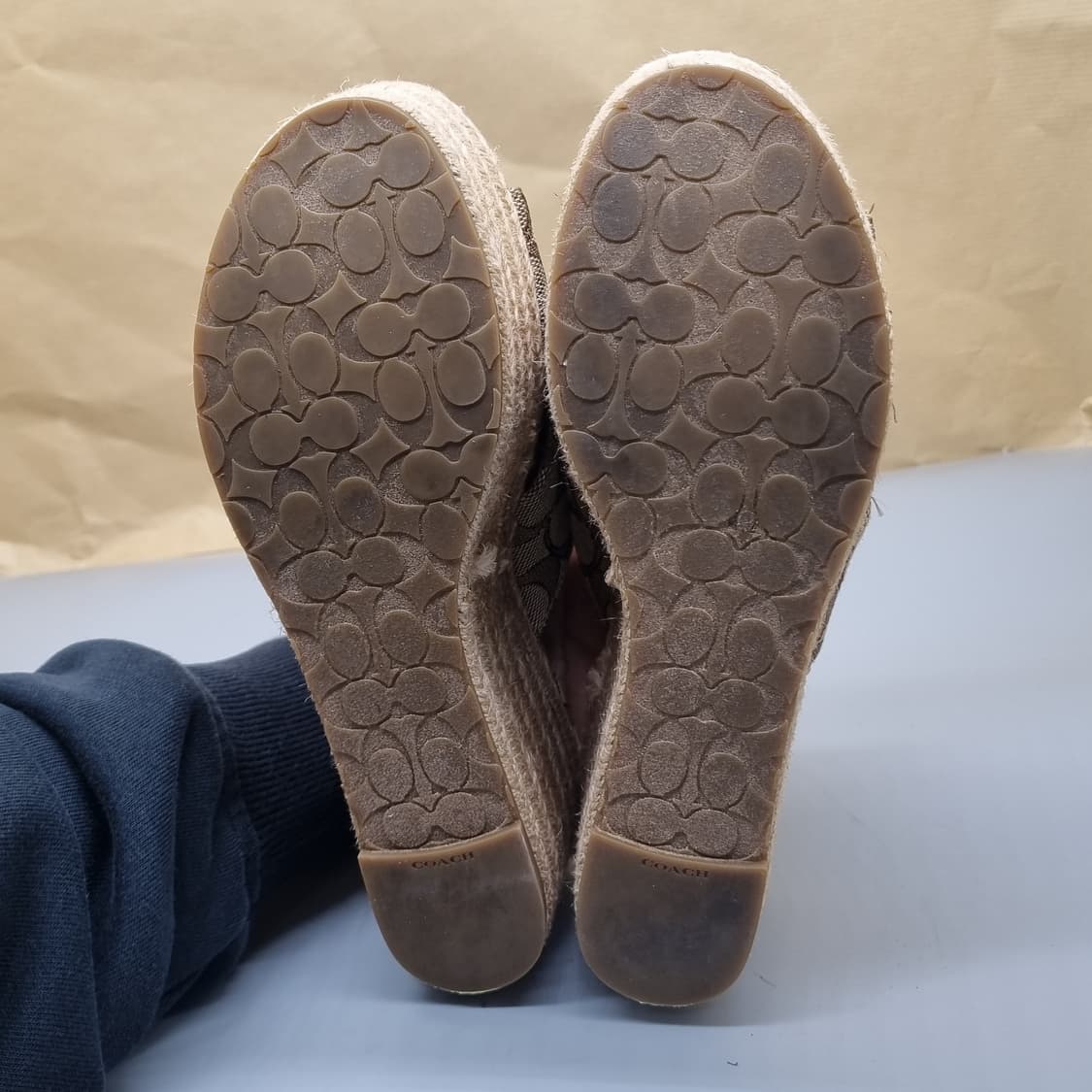 코치 여성웨지슬리퍼225 굽8  상품이미지3