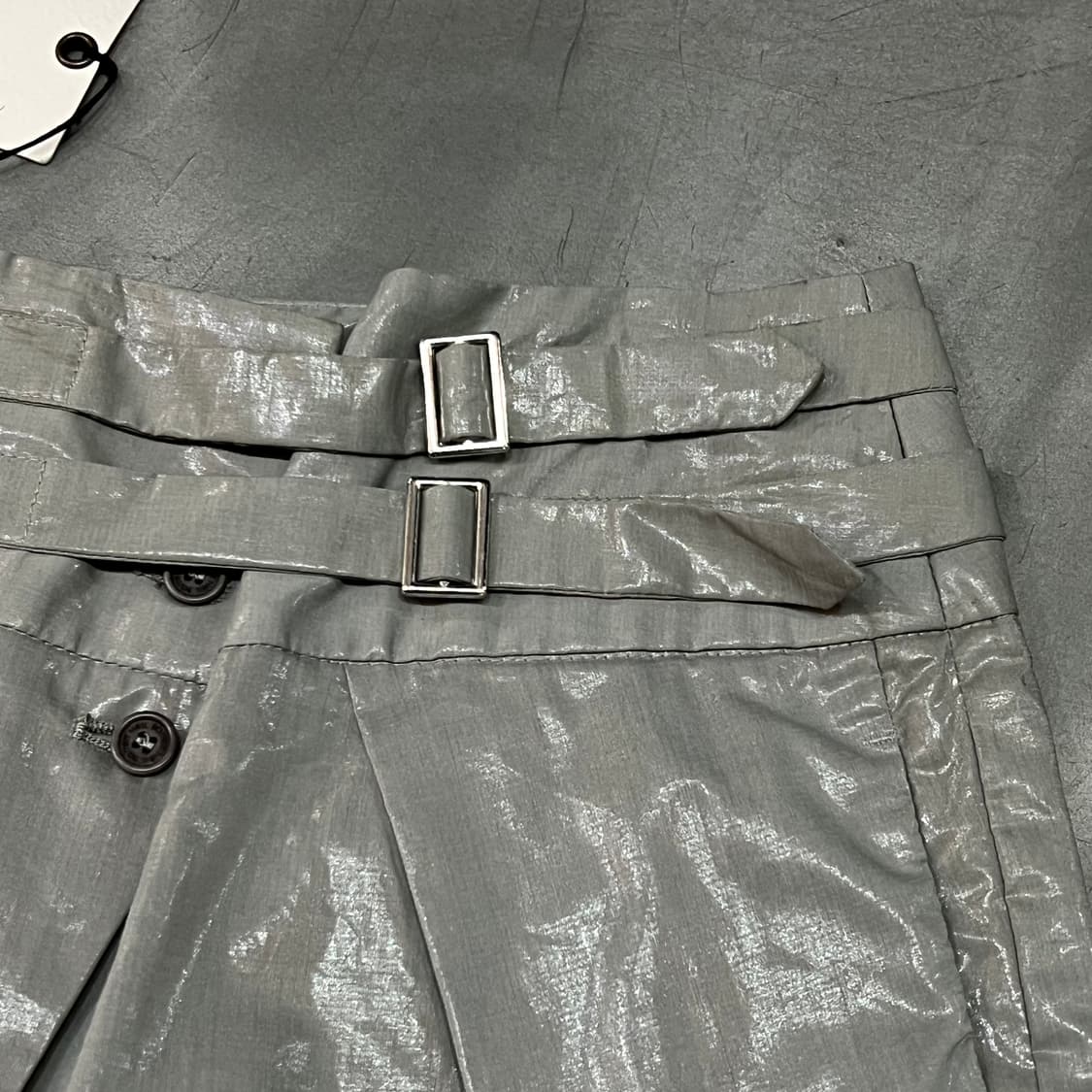  닐바렛 데드스탁 글로시 벨크로 스커트 y16140 상품이미지4