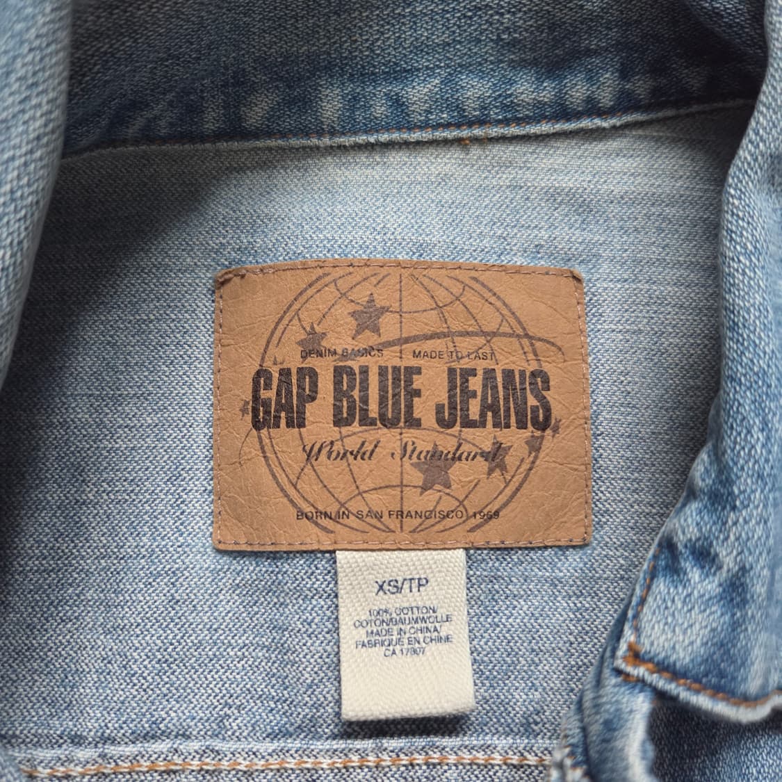 Gap 데님 청자켓 S-M 상품이미지3
