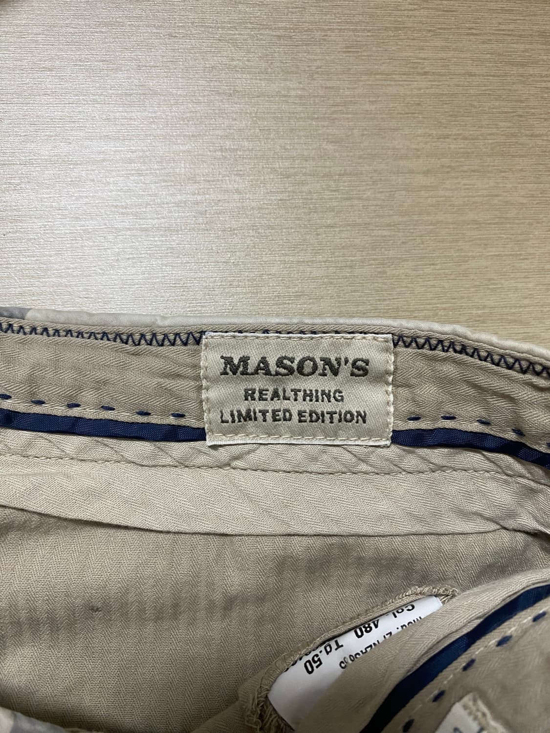 MASON'S 메이슨스 코튼 팬츠 50 사이즈 상품이미지4