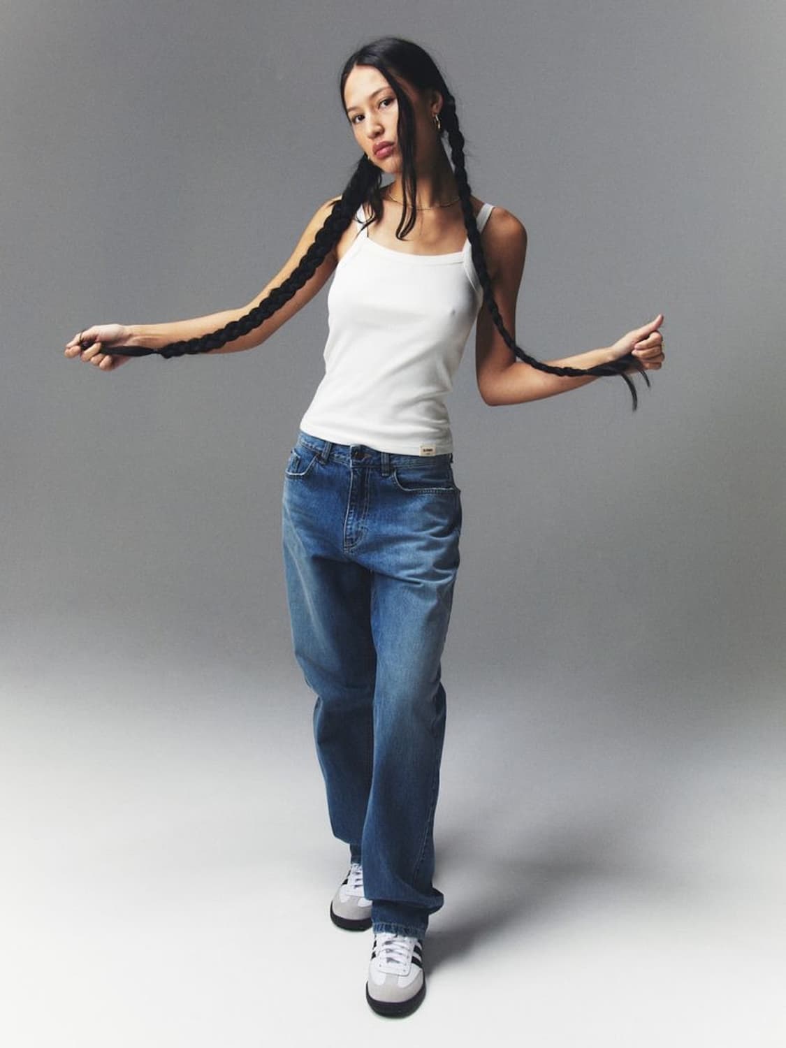 93 MID-RISE LOOSE FIT JEANS (BLUE) 상품이미지2