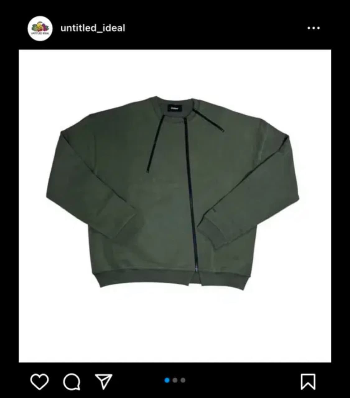 언타이틀드 지퍼 맨투맨 상품이미지1