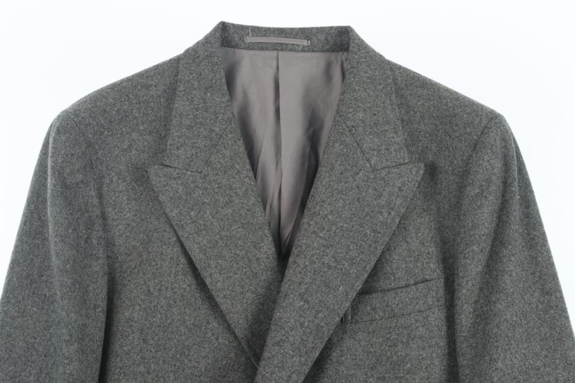 제이프레스 (MEN - M) 울 블렌드 나일론 금장 더블 버튼 자켓 상품이미지2