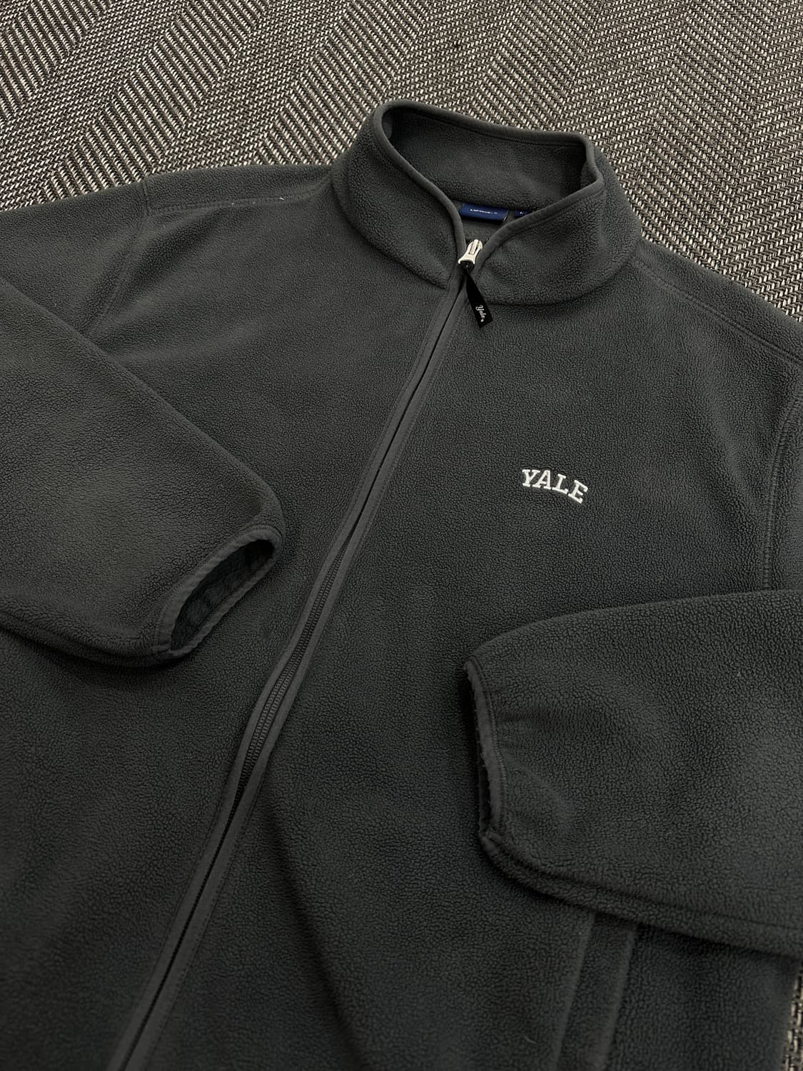 예일 후리스 집업 챠콜그레이 상품이미지4