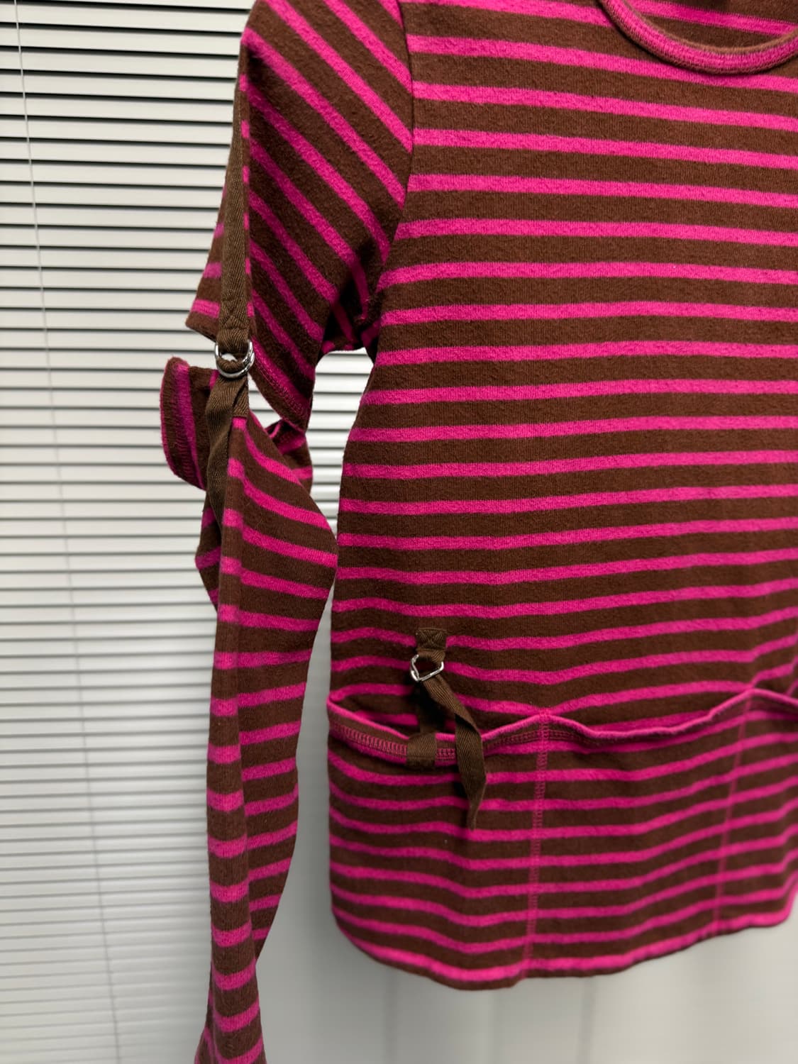 algonquins 스트라이프 파츠 티셔츠 상품이미지2