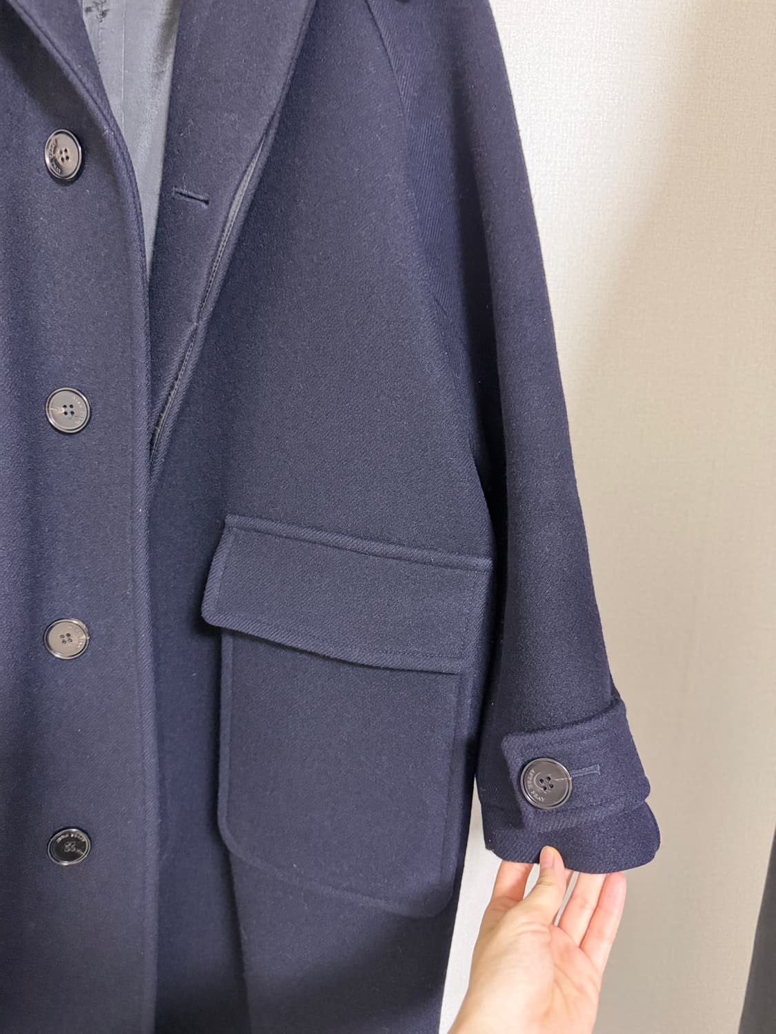 after pray 애프터프레이 투어리스트 발마칸 코트 네이비 S 상품이미지6