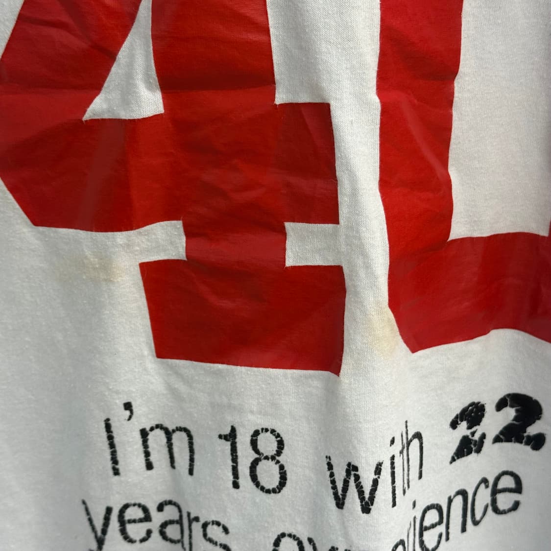 90s made usa Hanes 헤인즈 40 빈티지 티셔츠 xl 상품이미지2